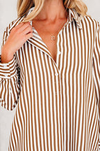 Yamileth Shirt Mini Dress Long Sleeve Top