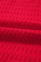 Kay Knit Ribbed Cuffs Crew Neck Sweater