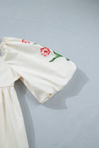 Greta Puff Sleeve Babydoll Dress