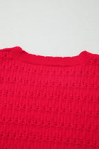 Nellie Knit Ribbed Cuffs Sweater