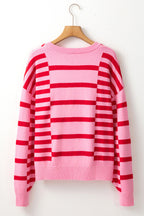 Madison Shoulder Ribbed Trim Sweater