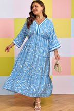 Siya Bracelet Sleeve Long PLUS Dress