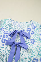 Lacey Puff Sleeve Mini Dress
