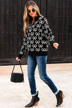 Elizabeth Shoulder Zipped Collar Sweater