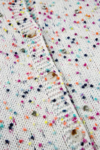 Vienna Rhinestone Decor Confetti Sweater