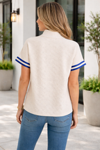 Lakelynn Colorblock Short Sleeve Top