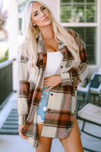 Scarlett Print Flap Long Shacket