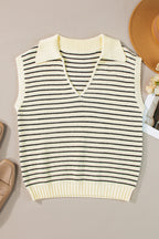 Wynter Stripe Turn Down Sweater