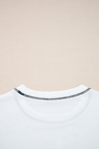 Clare Contrast Stitching Oversize Sweatshirt