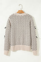 Scarlett Contrast Ribbed Edge Sweater