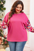 Harmony Sleeve Rib Knit PLUS Top