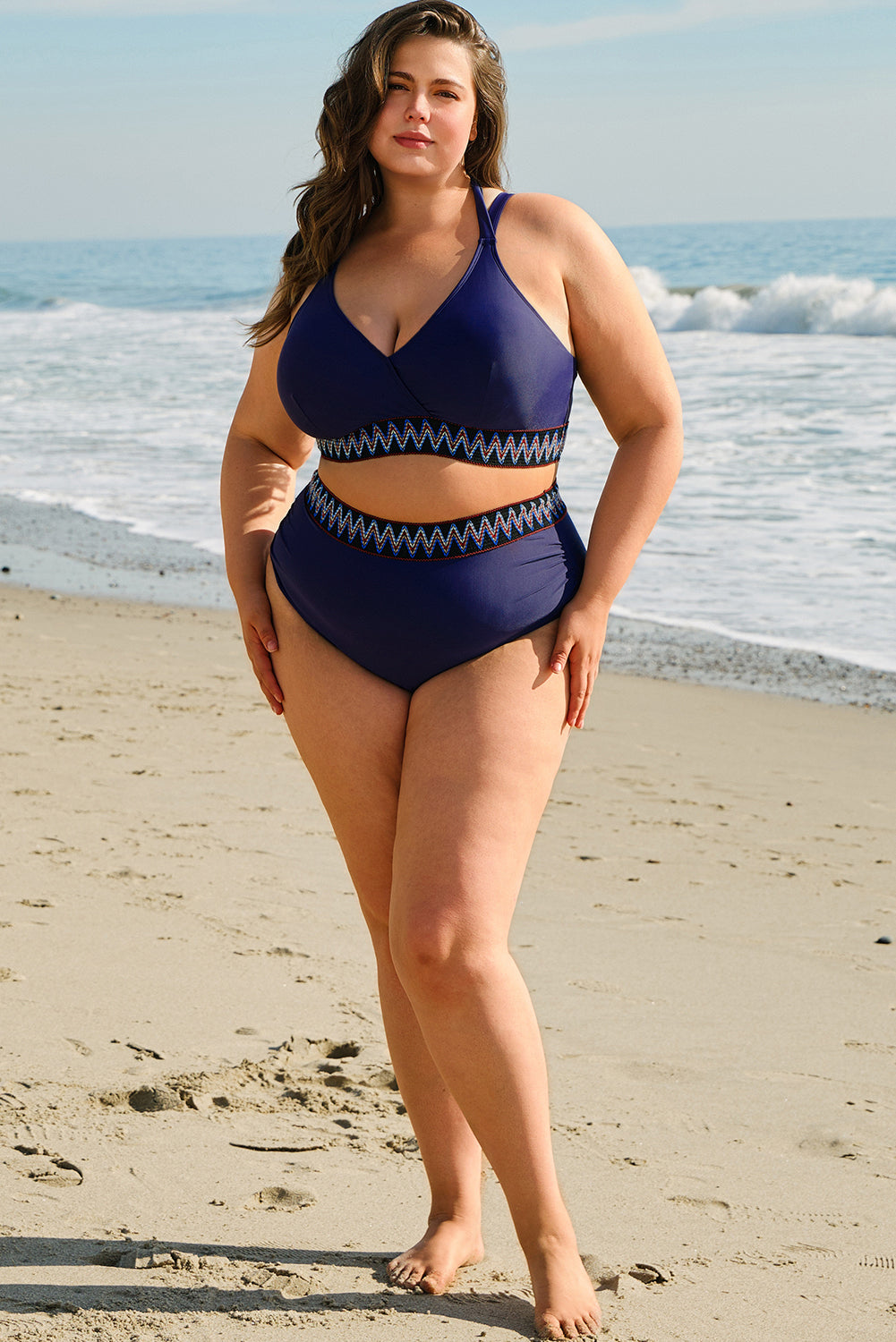 Eileen Knot High Waisted PLUS Bikini