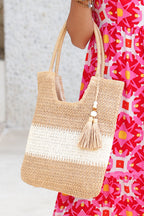 Layla Tassel Decor tote Bag