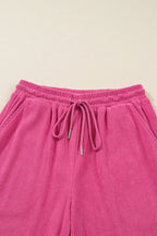 Danna Half Pullover Drawstring Pants Set