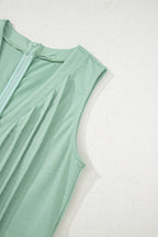 Remy Pintuck Sleeveless Loose Romper