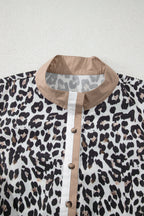 Kayleigh Print Contrast Trim Long Sleeve PLUS Top