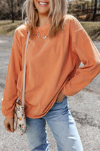 Kamryn Ribbed Corduroy Oversized Sweatshirt