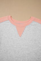 Lilliana Colorblock Pullover Casual PLUS Shorts