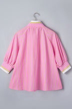 Gwendolyn Cuff Casual Shift Blouse