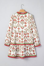 Jade Long Sleeve Flared Dress