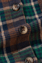 Elizabeth Plaid Print Chest Shirt