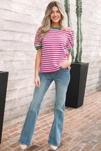 Nova Sleeve Contrast Trim Tee