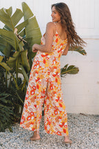 Navy Wide Leg Sleeveless Jumpsuit
