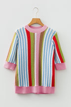 Alora Knit Short Sleeve Sweater