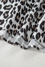 Kayleigh Print Contrast Trim Long Sleeve PLUS Top