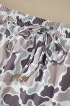 Amari Waist Drawstring Mini Skort