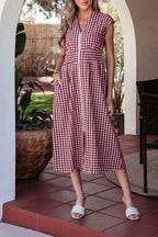 Noor Flare Sleeveless Maxi Dress
