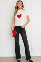 Adele Cropped Short Sleeve Sweater