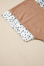 Abigail Color Block Patchwork PLUS Tee