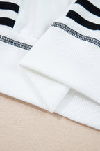 Clare Contrast Stitching Oversize Sweatshirt