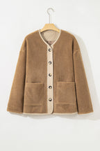 Lilisha Corduroy Edge Patchwork Jacket