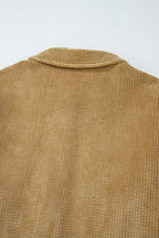Giuliana Patched Up Corduroy Shacket