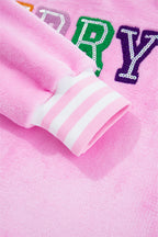 Naya Merry Graphic Plush Pullover