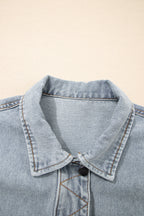 Sophia Zip Up Washed Jacket