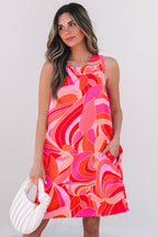 Bridget Abstract Floral Mini Dress
