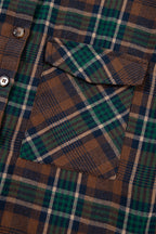 Elizabeth Plaid Print Chest Shirt