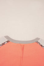 Adele Patchwork Bracelet Sleeve Top