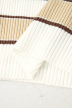 Gloria Zip Drop Shoulder Sweater