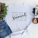 Wholesale Vermont Typography Graphic Tee - Tan Tee