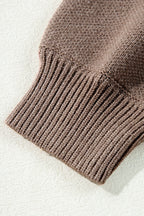 Eleanor Half Zipper Stand Sweater