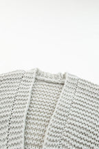 Oakley Shoulder Puff Sleeve Cardigan