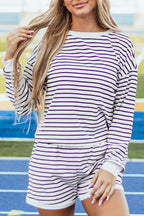 Madeline Textured Top and Shorts Set