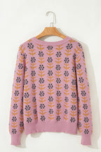 Dulce Ribbed Banded Cardigan Sweater