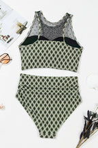 Sasha Patchwork High Waisted Bikini