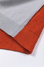 Alejandra Sleeve Ribbed Trim Sweater
