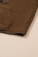 Abigail Coffee toggle Teddy Coat